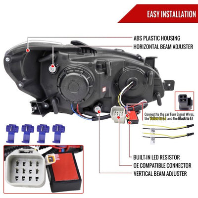 SPEC D TUNING black headlights