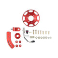 MSD Crank Trigger Wheel Kit Flying Magnet Hall-Effect Sbc 7 In. Small Block Chevy Crank Trigger Kit 7 In. Wheel/Hall-Effect Sensor/Adjustable Timing Pointer Red MSD Ignition