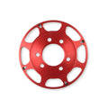 MSD Crank Trigger Wheel Kit Flying Magnet Hall-Effect Sbc 7 In. Small Block Chevy Crank Trigger Kit 7 In. Wheel/Hall-Effect Sensor/Adjustable Timing Pointer Red MSD Ignition