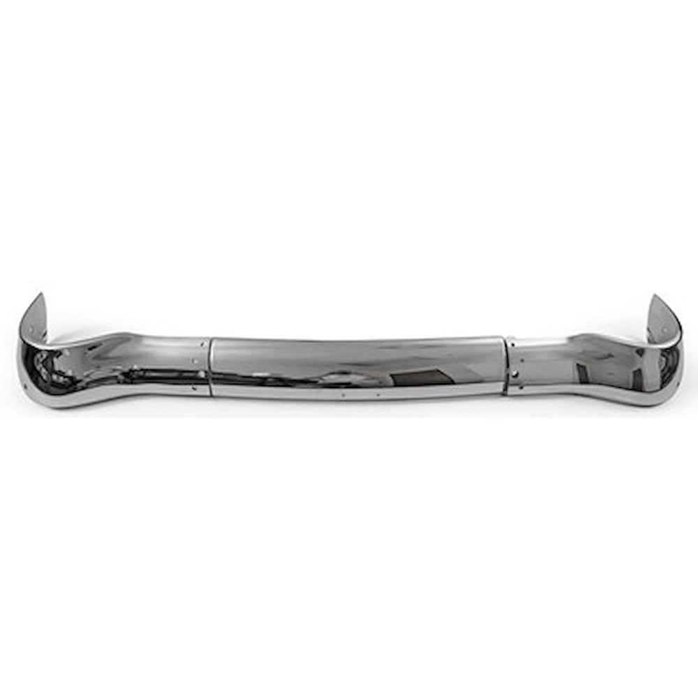 BUMPER; FRONT; CHROME; 3 PIECE SET;