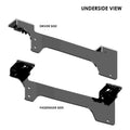 17C SILVERADO/SIERRA 2500/3500 24K ISR HD CUSTOM MOUNTING KIT BLACK