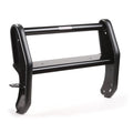 1520 SUBURBAN/TAHOE PPV LIGHT READY STEEL BLK PWDR COAT PUSH BUMPER+4LIGHT MASK PLATE(WHELEN ION)