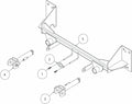 TOW BAR MNTING BRACKET