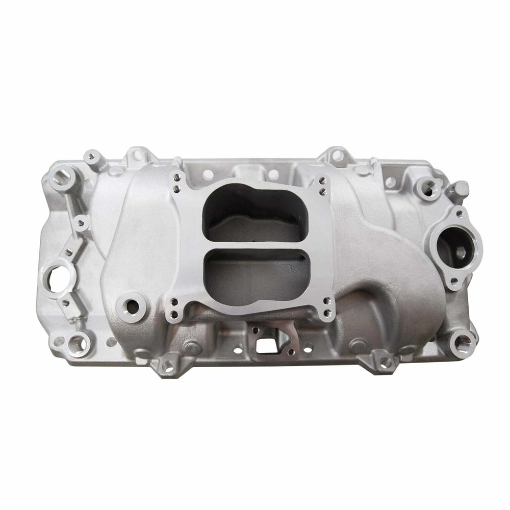 BB CHEVY ALUM MANIFOLD DUAL PLANE-S