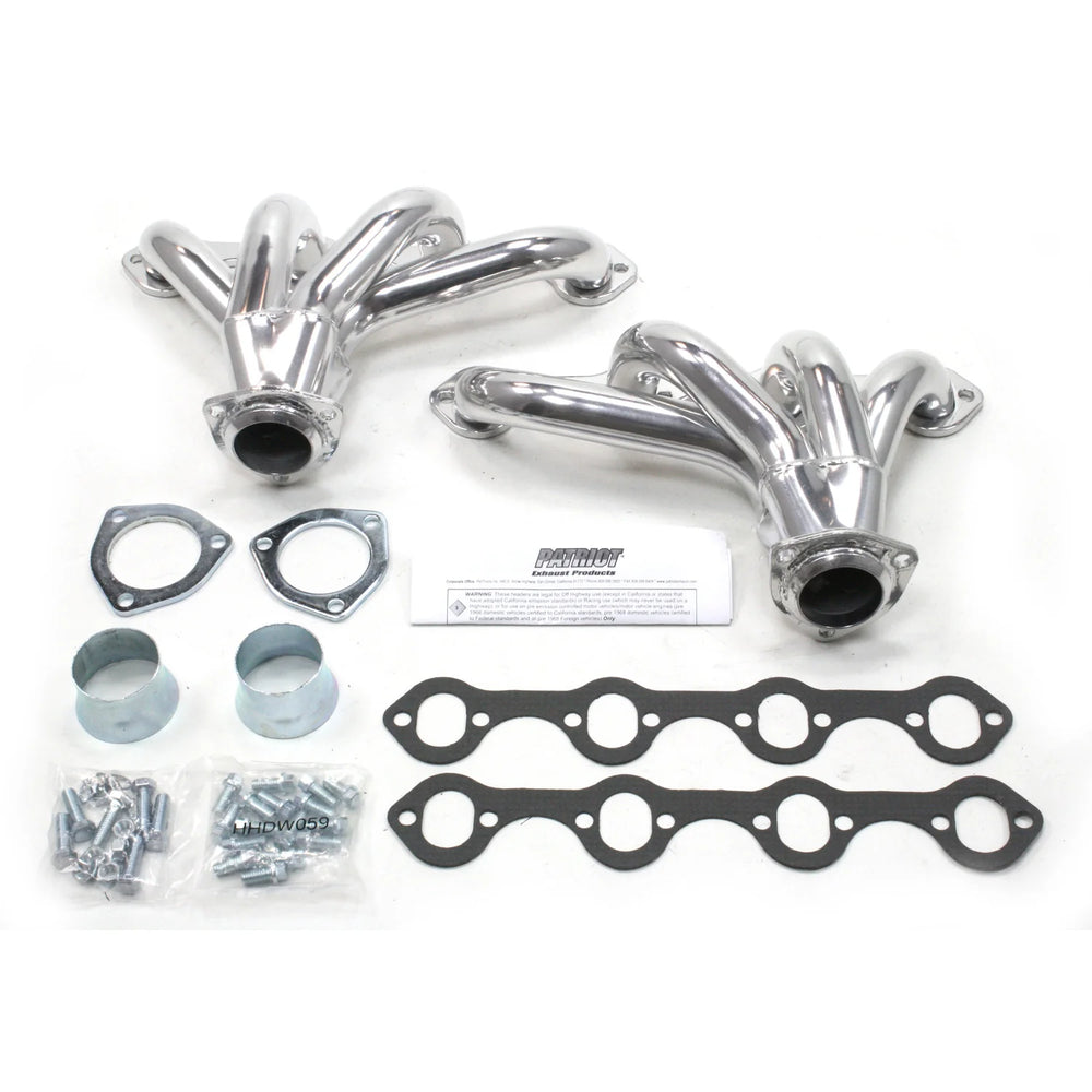 SBF Exhaust Header Set Street Rod Tight Tuck