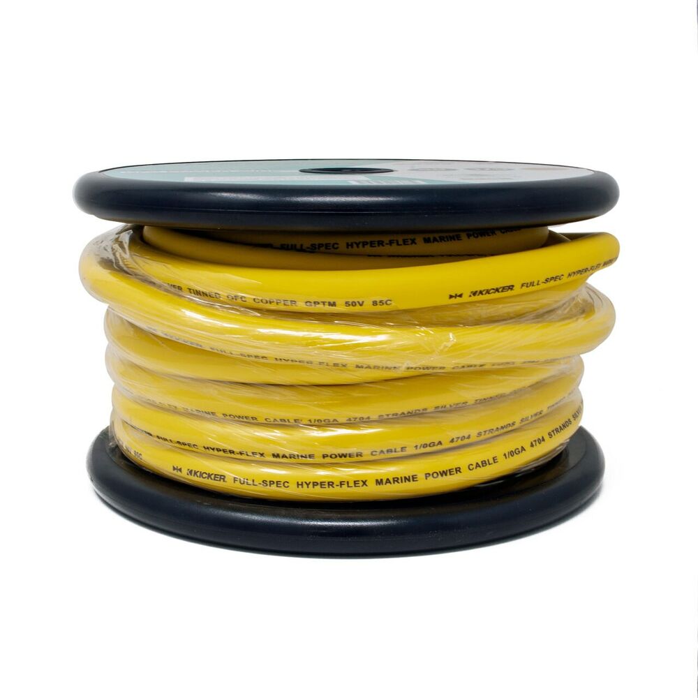 KMWPY050 MARINE 1/0AWG POWER WIRE 50FT YELLOW RoHS COMPLIANT