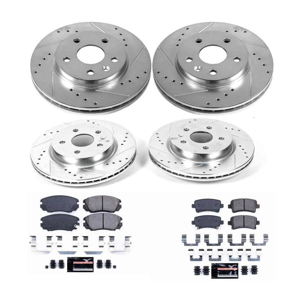 Power Stop 2011 Buick LaCrosse Front & Rear Z23 Evolution Sport Brake Kit