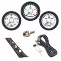 ~(3.2 lbs. 32X6X5)~ 03-09 DODGE CUMMINS EV2 White Face/Red Pointer/Black Bezel Pyro-Boost-Pillar