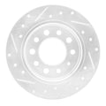 R1 Concepts Brake Rotors - Slotted - Silver w/ 5000 Oep Pads Hdw Fits Honda Pilot