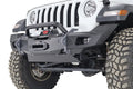 JK/JL/JT Black Ops Base Front Bumper (Driver and Passenger Full Wings) (Bare Steel)