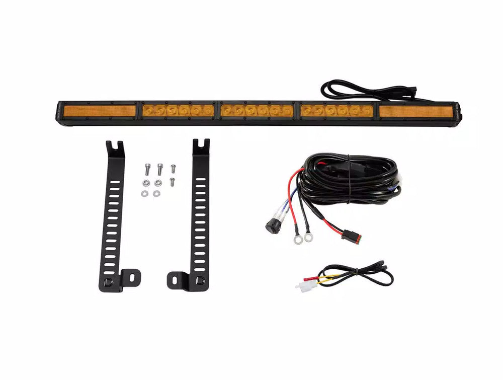 Diode Dynamics - SS30 Single Stealth Lightbar Kit for 2014-2019 Toyota 4Runner, White Combo