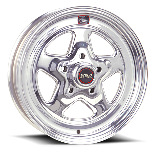 Weld ProStar 15x14 / 5x4.5 BP / 6.5in. BS Polished Wheel - Non-Beadlock