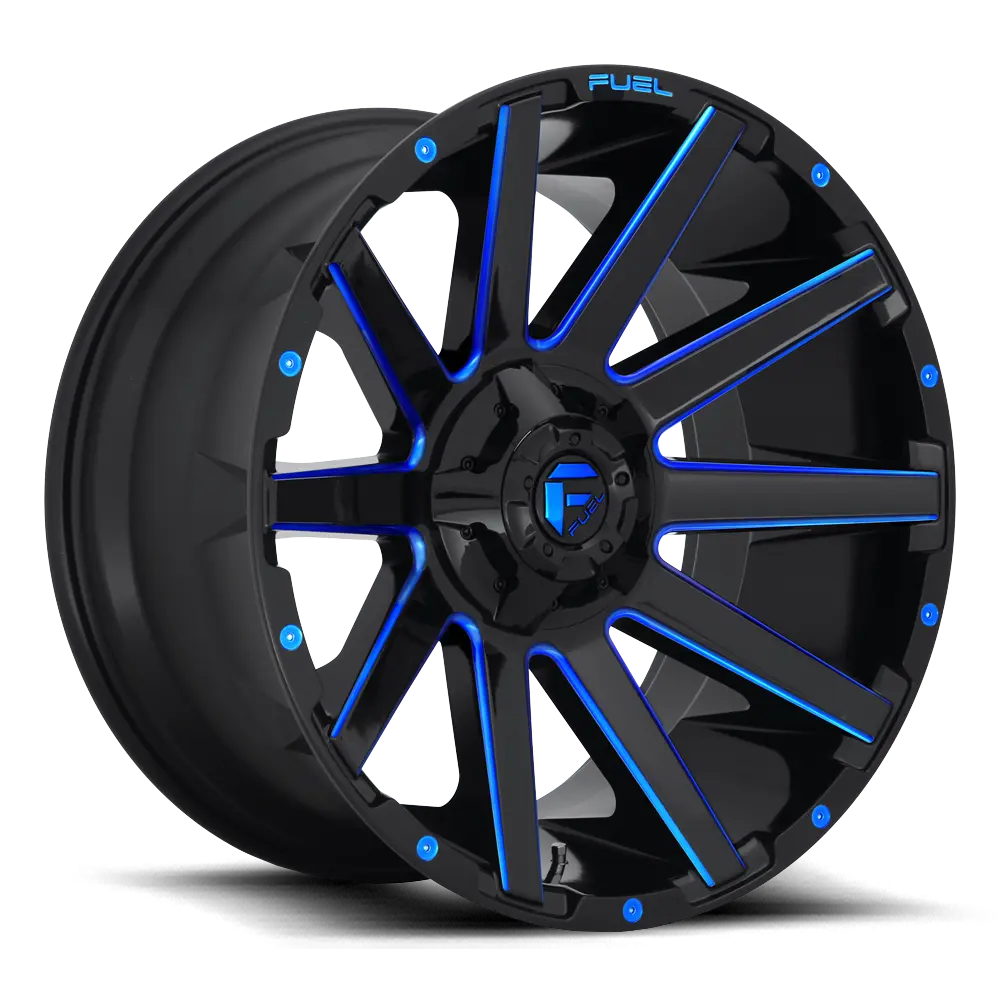 Fuel Wheels black auto part