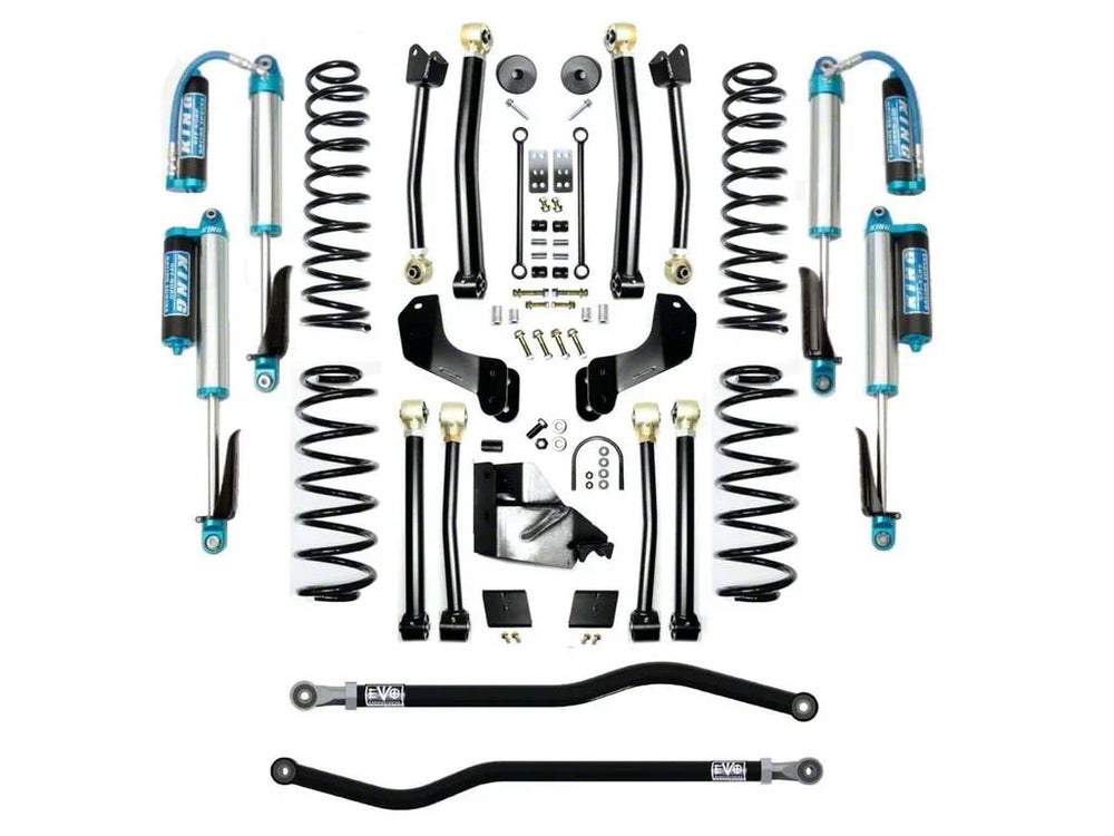18C WRANGLER JL 4.5IN ENFORCER OVERLAND 4XE LIFT STAGE 4 PLUS W/ EVO SPEC KING 2.5 SHOCKS