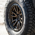 ~(59 lbs. 25X25X15)~ REBEL 22x12 6x135.00 MATTE BRONZE BLACK BEAD RING (-44 mm)