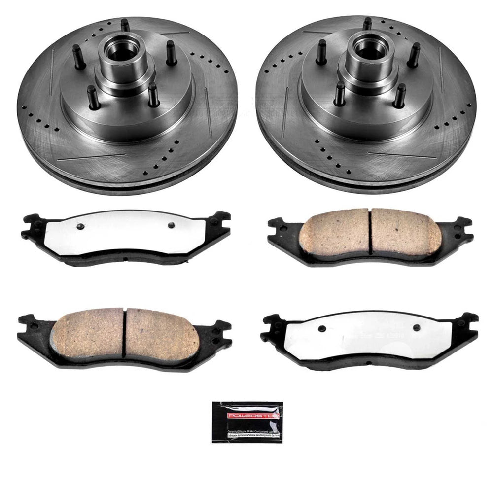 Power Stop 04-05 Ford E-150 Club Wagon Front Z23 Evolution Brake Kit