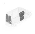 SPRINTER (WITH HIGH ROOF) DUAL SLIDERS DURATHERM DOORS GREY