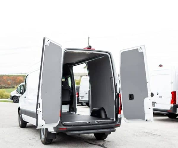 SPRINTER (WITH HIGH ROOF) DUAL SLIDERS DURATHERM DOORS GREY