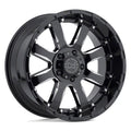 BRSRA 22X10 8X170 G-BLK-MILL 12MM
