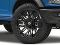 ~(55 lbs. 25X25X15)~ BLITZ 22x12 6x135.00 GLOSS BLACK MILLED (-44 mm)
