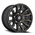 ~(55 lbs. 25X25X15)~ BLITZ 22x12 5x127.00 MATTE BLACK DOUBLE DARK TINT (-44 mm)