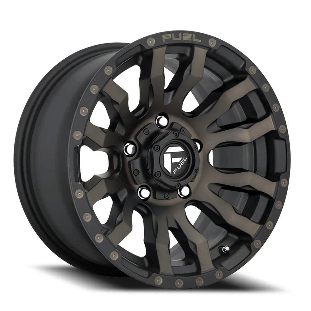 ~(55 lbs. 25X25X15)~ BLITZ 22x12 5x127.00 MATTE BLACK DOUBLE DARK TINT (-44 mm)