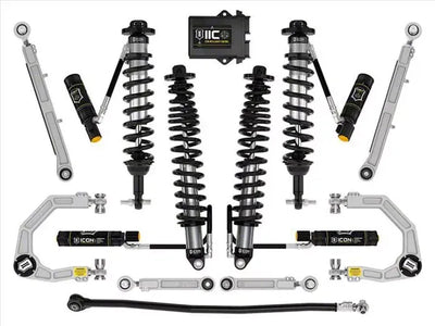 2021-2023 Ford Bronco Sasquatch 2-3 Inch Lift Stage 8 Suspension System Billet Heavy Rate Rear Spring Icon Vehicle Dynamics