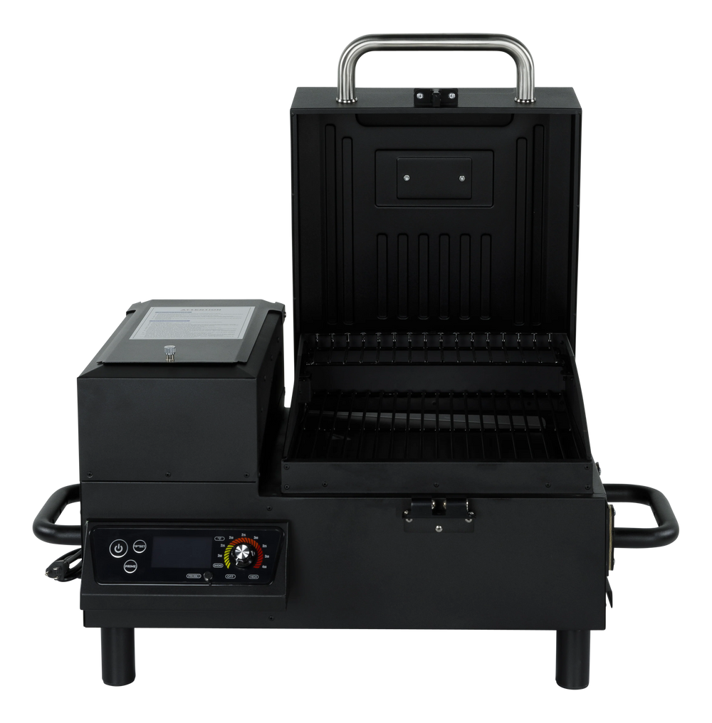 GREYSTONE SMOKER-BLACK PELLET SMOKE