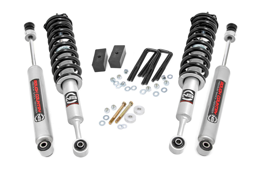 1x 501012 1x 745BOX1 1x 23213 3 Inch Lift Kit N3 Struts Toyota Tacoma 2WD 4WD (2005-2022)