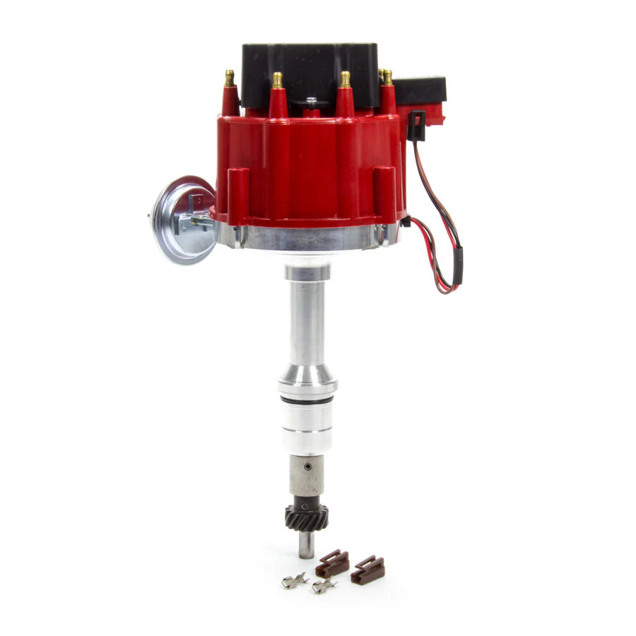 Racing Distributor SBF 302W Red Cap w/ Vac Adv