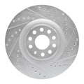 DFC 12-13 Audi TT Quattro RS Front Drilled Hi-Carbon Alloy Geomet Coated Rotor