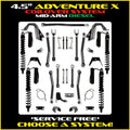 19C WRANGLER JT 4.5IN ADVENTURE X COIL OVER SYS W/ FAST CD ADJUSTERS FRONT & RE