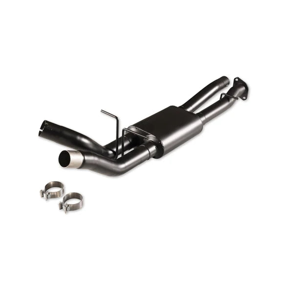 26 RAM 1500 AMERICAN THUNDER DIRECT FIT MUFFLER DUAL 3IN PIPE 2.75IN ID 409SS BLACK