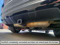 20C MERCEDES GLE 450 4MATIC/GLS 450 STAINLESS STEEL ECOHITCH TRAILER HITCH STEALTH DESIGN 2IN BLACK