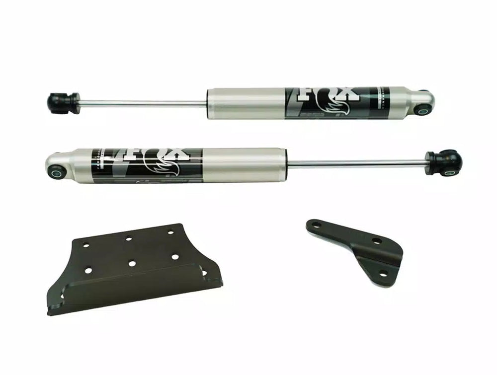 DUAL STEERING STABILIZER KIT WITH FOX 2.0 SHOCKS - 2000-2004 FORD SUPER DUTY F-250/350 4WD