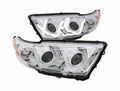 1113 HIGHLANDER PROJECTOR W/UBAR CHROME CLEAR HEADLIGHTS