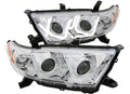 1113 HIGHLANDER PROJECTOR W/UBAR CHROME CLEAR HEADLIGHTS