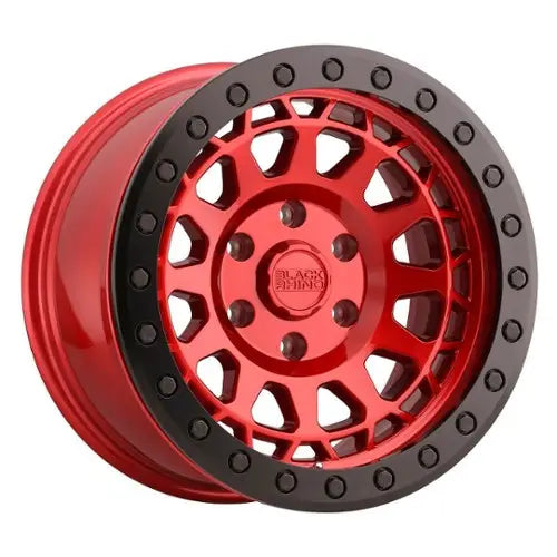 BRPRM 17X8.5 5X4.5 C-RED-BLKBLTS -38MM