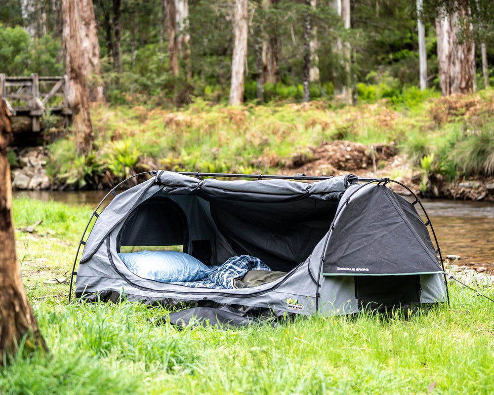 RIDGE POLE SWAG TENT - DOUBLE