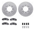 DFC 19-25 Ram 2500 Front Drilled & Slotted Geoperformance Rotors 5000 Advanced Brake Pads w/Hardware