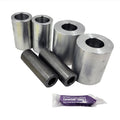 Aluminum Bushings with steel inserts for factory spring eyes 82-04 Chevrolet S-10