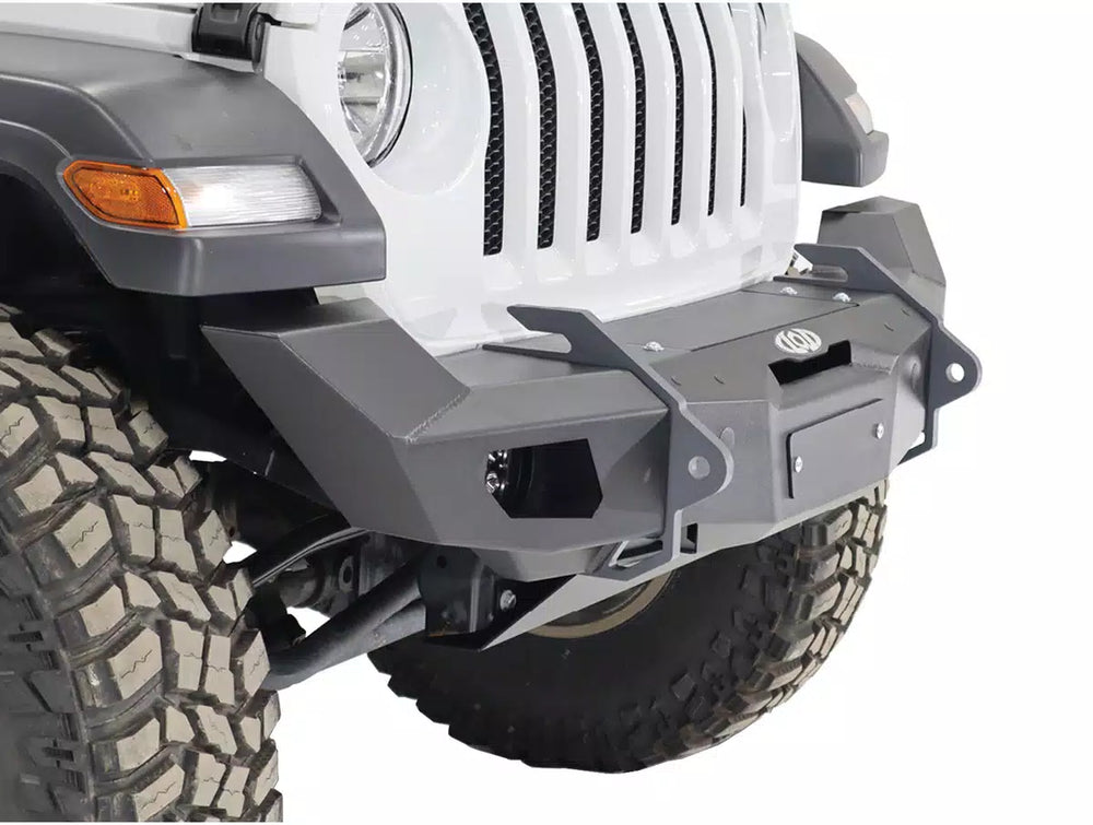 JK/JL/JT Black Ops Base Front Bumper (Center Section and Mounts) (Bare Steel)