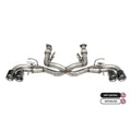 Corsa 2020-2025 Chevrolet Corvette C8 RWD 3in Valved Cat-Back Delete w/ NPP w/4.5in CF Polished Tips