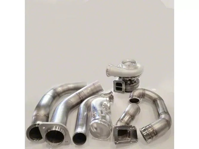No Limit Fabrication 6.7 PowerStroke Compound Turbo Kit Precision Ball Bearing 80 85 w .98 A R 2017 - 2019