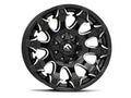 ~(65 lbs. 25X25X15)~ BATTLE AXE 22x12 6x135.00/6x139.70 GLOSS BLACK MILLED (-44 mm)