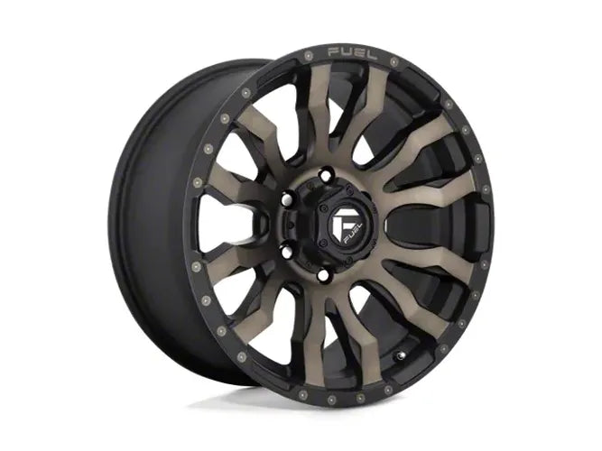 ~(55 lbs. 25X25X15)~ BLITZ 22x12 6x139.70 MATTE BLACK DOUBLE DARK TINT (-44 mm)