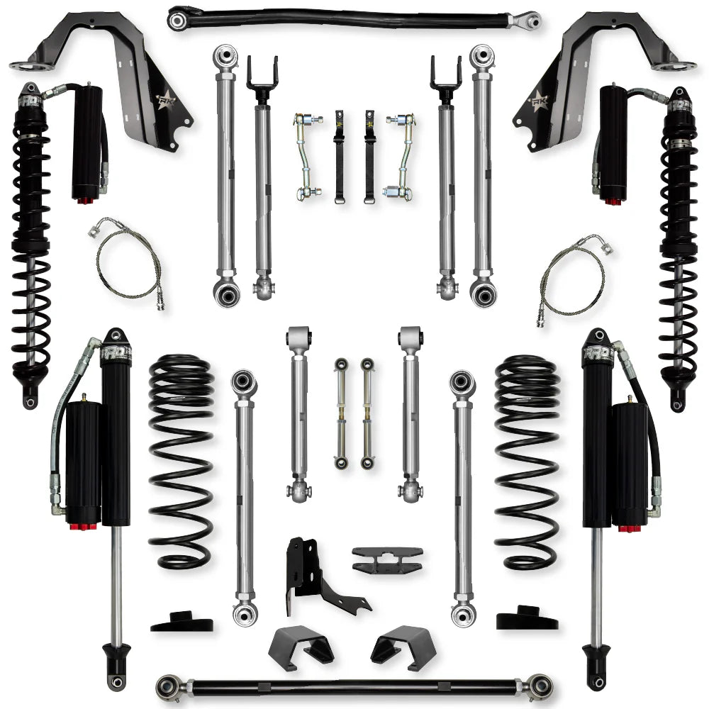 21C WRANGLER JT 4.5IN X FACTOR PRO ALUM COIL OVER SYS W/ FAST CD ADJUSTERS FRON