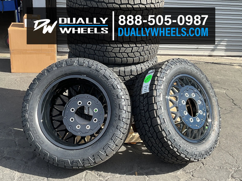 RAM 3500 19C THE MESHFORGED WHEEL KIT 22X8.25 8X200 BLACK/MILLED