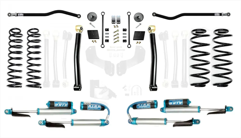 ~(178 lbs. 48X33X13)~ PRICING ONLY USE COMPONENTS Jeep Gladiator JT 6.5 Enforcer Lift Stage 3 w EVO SPEC 2.5 King Shocks