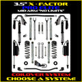 18C WRANGLER JL 4DR 3.5IN ALUM COIL OVER SYS W/ PB+J LOWER MID ARMS FRONT & REA